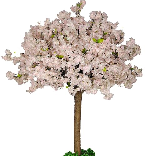 Japanischer Kirschblütenbaum, große künstliche Simulationspflanze, Pfirsichbaum, Wunschbaum, künstliche Seidenblume für Büro, Schlafzimmer, Wohnzimmer, Party, DIY, Hochzeitsdekoration, 3 x 3 m Feito von XIBANY