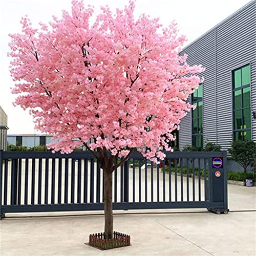 Künstlicher Kirschblütenbaum, Sakura-Baum, weinender Kirschbaum, künstliche Kirschblüten-Kunstpflanzen, künstliche Bäume mit echten Holzstämmen und lebensechten Blättern, Nachbildung, 2 x 1,5 m Feito von XIBANY