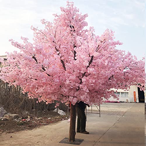 Künstlicher Kirschblütenbaum, weinender Kirschbaum, künstliche Kirschblüten-Kunstpflanzen, Blütenbaum, -Baum, japanischer Kirschblütenbaum, künstlicher Baum für den Innenbereich, 4 x 2,5 m Feito na von XIBANY