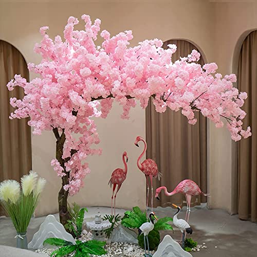 XIBANY 1,8 * 1,5 m künstliche Kirschblüten-Blumen, Simulationsbaum, künstliche Pflanzen, dekorativer künstlicher Baum für den Innenbereich, gefälschte Ranken, Blumen, Pink-1,8 * 1,5 m Feito NA China von XIBANY