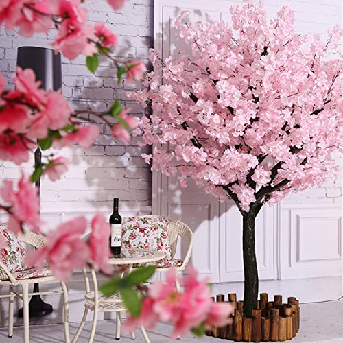XIBANY 1,8 * 1,5 m künstliche Kirschblütenbäume, Hellrosa, rund, für Büro, Party, Hochzeit, künstliche Pflanze für drinnen und draußen Feito NA China von XIBANY