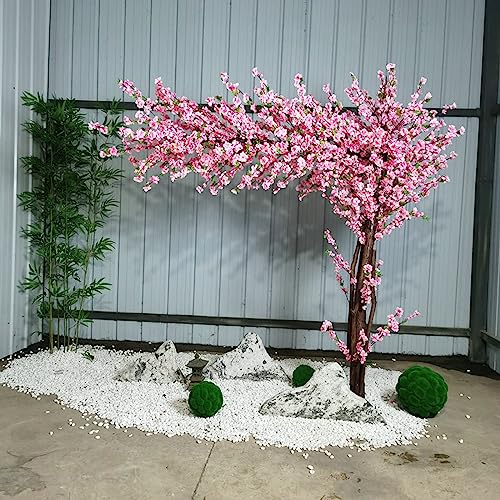 XIBANY Große Pflanze, künstliche Kirschblütenbäume, künstliche Bäume, handgefertigter Baum mit Sockel, für drinnen und draußen, für Zuhause, Büro, Party, Hochzeit, 1,2 x 1 m Feito NA China von XIBANY