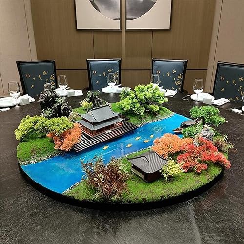 XIBANY Hotel Runder Tisch Kreative Dekoration Plattenspieler Ornamente Tischblume Künstliche Blume Mikrolandschaft H Feito NA China von XIBANY