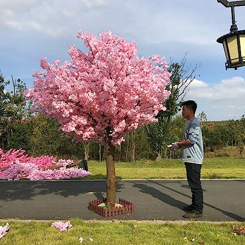 XIBANY Japanischer künstlicher Kirschblütenbaum, Simulationspflanze, Pfirsichbaum, Wunschbaum, künstliche Seidenblume, Einkaufszentrum-Dekoration, 3,5 x 3,5 m Feito NA China von XIBANY