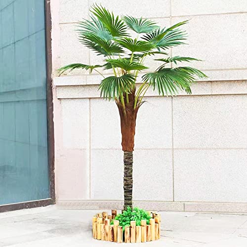 XIBANY Künstliche Palme für den Garten, künstliche Palme für den Außenbereich, Tropische Palme, künstlicher Pflanzenbaum mit aufstellbarem Stamm, Palmendekoration, 1,8 m Feito NA China von XIBANY
