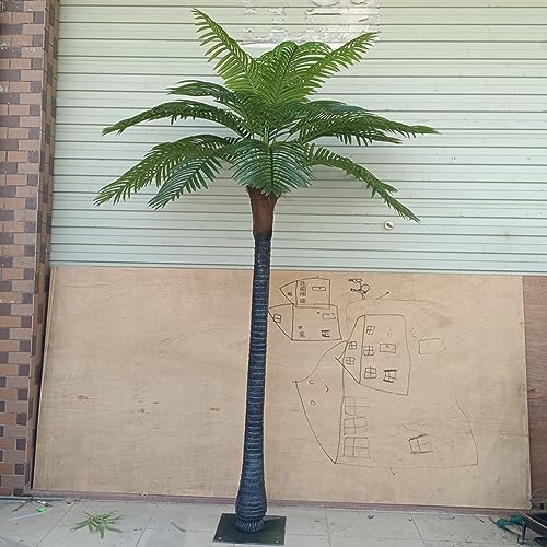 XIBANY Künstliche Palmen, Simulationspalme, künstliche Kokosnussbaum, Innen- und Außendekoration, Tropische Pflanze, große künstliche Grünpflanze, 2 m Feito NA China von XIBANY