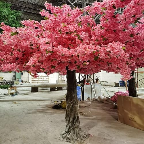 XIBANY Künstlicher Kirschbaum, Seidenblume, Simulation Kirschblütenbaum, künstliche Blume, künstliche Ranken, DIY Hochzeit/Party/Zuhause/Weihnachten, 5 x 4 m Feito NA China von XIBANY