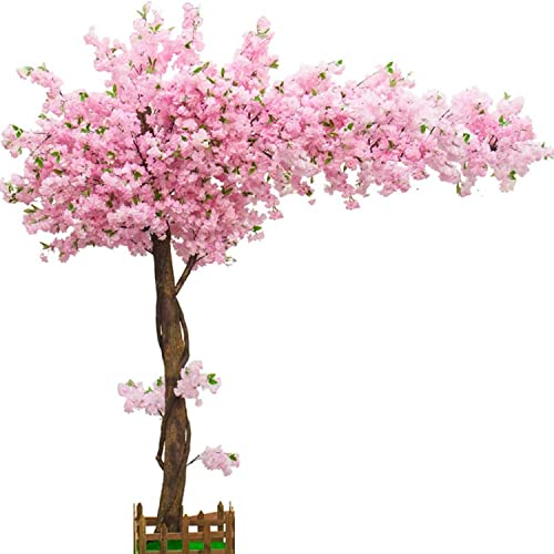 XIBANY Künstlicher Kirschblütenbaum, künstlicher Pfirsichblütenbaum, großer künstlicher Baum, Dekoration, Wunschbaum, verlängert, 2,5 x 2 m Feito NA China von XIBANY