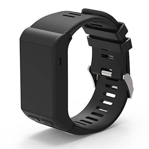 XIHAMA Armbanduhr Band für Garmin vivoactive HR, Silikon Verstellbar Ersatz Sport Fitness Armband für Garmin vivoactive HR GPS Smart Watch von XIHAMA