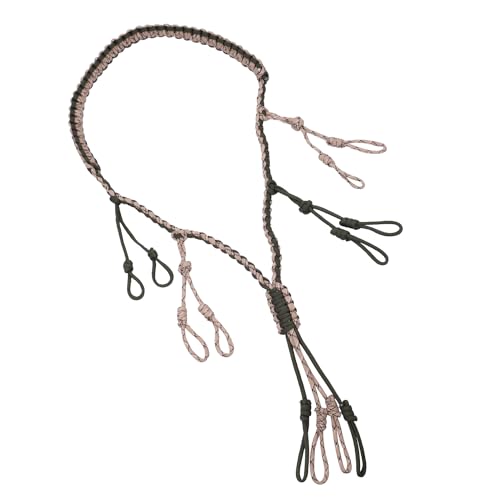 XIHIRCD Entenruf Lanyard mit 12 Schlaufen, Breit Gewebt Duck Call Lanyard Gänseruf Paracord Raubtierjagdausrüstung Zubehör für die Outdoor-Jagd Geschenk für Männer Jagdbegeisterte von XIHIRCD