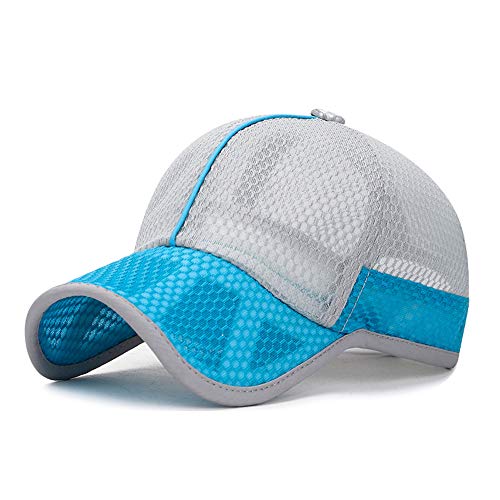 Baseball Cap Mesh Sommerhut Atmungsaktiv Baseball Kappe Schüler Snapback Caps Verstellbar Faltbar Baseballmütze Netz Trucker Cap Schnell-trocknend Schirmmütze Leicht Sport Hut Unisex Sonnenhut Outdoor von XINCHI