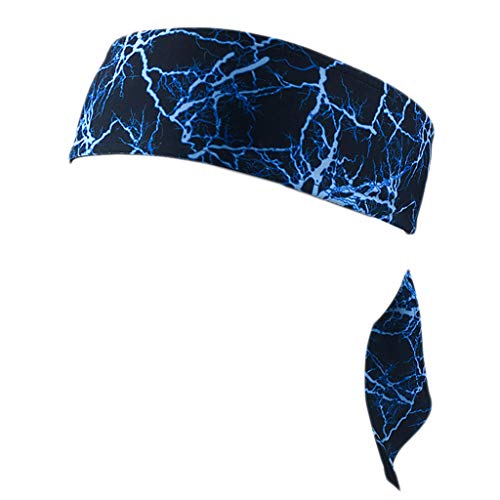 XINGLIDA Haarband, Unisex, Outdoor-Sport, für Kopfbänder, Graffiti-Skizze, bedruckt, saugfähig, Yoga-Schweiß (B#) von XINGLIDA