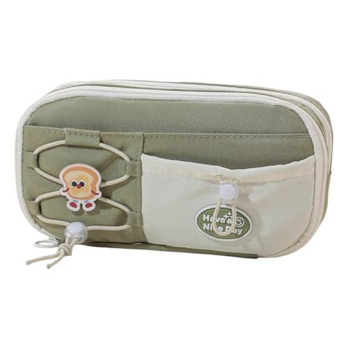 XINGLIDA Polyester Pencil Fall 8 Fachbeutel Tragbare Organisator Reisekosmetiktasche Für Studentische Frauen Kinder Erwachsene Polyester Fall Für Büroangestellte von XINGLIDA