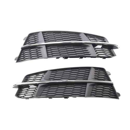 Nebelscheinwerfer-Abdeckgitter für A6 für C7 für S-Line 2015–2018 Frontstoßstange Nebelscheinwerfer-Abdeckgitter Nebelscheinwerfer-Kühlergrill Zierabdeckung Stoßstangengitter Nebelabdeckkappe von XINGWANGDYSI