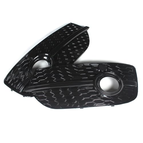 XINGWANGDYSI Nebelscheinwerferabdeckung Kühlergrill Front Sport Nebelscheinwerferabdeckung Nebelscheinwerfergrill für Q3 2013-2015 Auto-Styling-Zubehör Stoßstangengrill Nebelabdeckkappe von XINGWANGDYSI