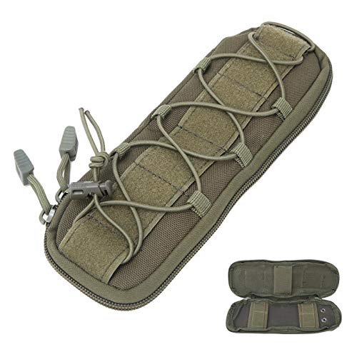 XINMYD Knif Cover Bag, tragbare Nylon Outdoor Tactics Multifunktions-Survival Army Knife Protection Cover Bag(Grüne Tuba) von XINMYD