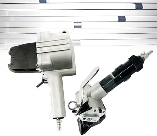 XINRISHENG Verpackung Pneumatische Metallstahlbanderoliermaschine für 1 1/4" (1,25") Stahlband integriert Funktionen des Spanners,32mm von XINRISHENG