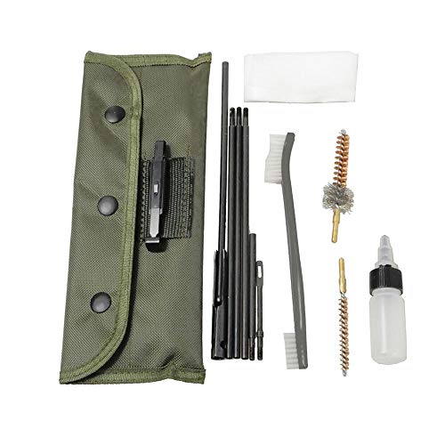 XIOFYA 10 stücke Gun Reinigungsset Set für.22Cal 5.56mm Gewehr Reinigungsstange Nylon Pinselreiniger Jagdgewebe Zubehör Saubere Werkzeuge von XIOFYA