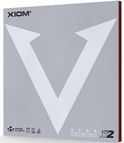 Tischtennis-Belag Xiom Vega Pro, neu, max (schwarz) von XIOM