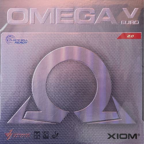XIOM Belag Omega V Euro Farbe 2,0 mm, schwarz, Größe 2,0 mm, schwarz von XIOM