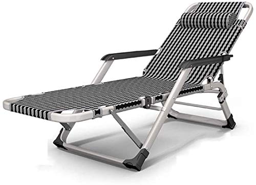 Leichter Lounge-Liegestuhl, klappbarer Zero-Gravity-Loungesessel für den Innenhof, den Strand, den Garten, Camping, Sonnenangeln, Stuhl für die Mittagspause im Innenbereich, Lazy Sofa, Rückenlehne, von XIUKANGNB