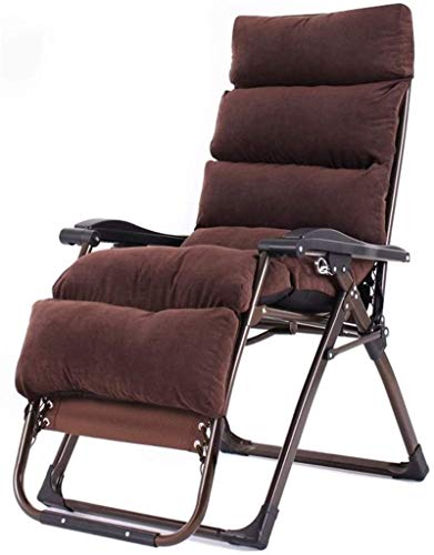 Leichter Schwerelosigkeits-Terrassen-Liegestuhl, übergroßer Klapp-Sonnenliegestuhl für den Außenbereich, Liegender Gartenstuhl, Heim-Lounge-Stuhl mit Wattepad, Unterstützung 260 kg (Farbe: G) (Farbe: von XIUKANGNB