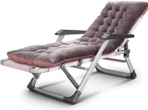 XIUKANGNB Leichter Zero Gravity Lounge Chair, klappbare Liegestühle, breitere Massage-Armlehne, Sonnenliege, verstellbare Liegestühle, Relaxer-Pad-Kissen, 200 kg Safehappy von XIUKANGNB