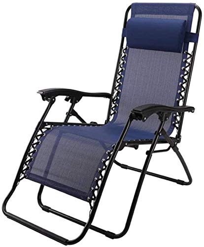 XIUKANGNB Liegestuhl, klappbar, Liegestuhl, Liegestühle, Garten-Sonnenliegen, Zero-Gravity-Relaxer (#1 A) Safehappy von XIUKANGNB