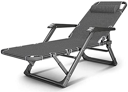 Zero-Gravity-Klappstuhl, klappbarer Gartenstuhl, Sonnenliege, Zero-Gravity-Stuhl für den Garten, klappbarer Liegestuhl, faltbare Liegestühle, robustes Metall, tragbar, entspannendes Liegebett, von XIUKANGNB