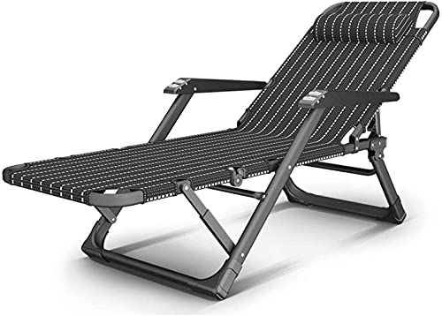 Zero-Gravity-Klappstuhl, klappbarer Gartenstuhl, Sonnenliege, Zero-Gravity-Stuhl für den Garten, klappbarer Liegestuhl, faltbare Liegestühle, robustes Metall, tragbar, entspannendes Liegebett, von XIUKANGNB