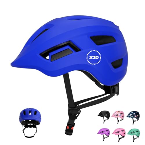 XJD Kinder Jugend Fahrradhelm (Blau, S) von XJD