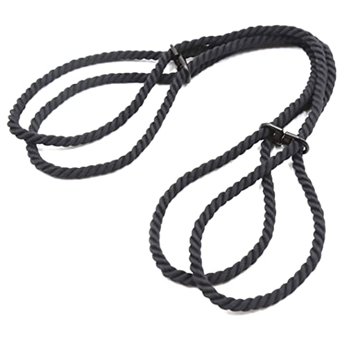 XJKLBYQ Schwarzes Seil für Paare Einstellbare Seile Paar Spielzeug Rollenspielzubehör, schwarzes Seil von XJKLBYQ