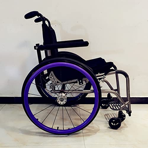 XJZHANG 24 Zoll - Rollstuhl-Schiebering-Schutzhülle, rutschfest/Verschleißfest, Rollstuhl-Schieberandabdeckungen von XJZHANG