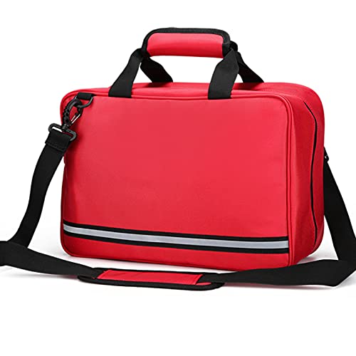 XJZHANG Erste-Hilfe-Tasche Tragbare Medizinische Schultertasche Outdoor-Autos Notfall-Überlebensset Camping-Reisetasche(nur Tasche, Medikamente Nicht Enthalten) von XJZHANG