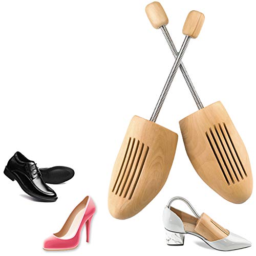 XJZHANG Holz Metall Schuhspanner verstellbare Schuhe Former Expander für breite Füße, geeignet für Damen- und Herrenschuhe von XJZHANG