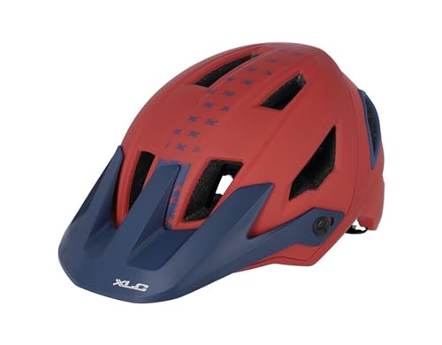 XLC Enduro Helm BH-C31, Gr. 54-58, rot/blau von XLC