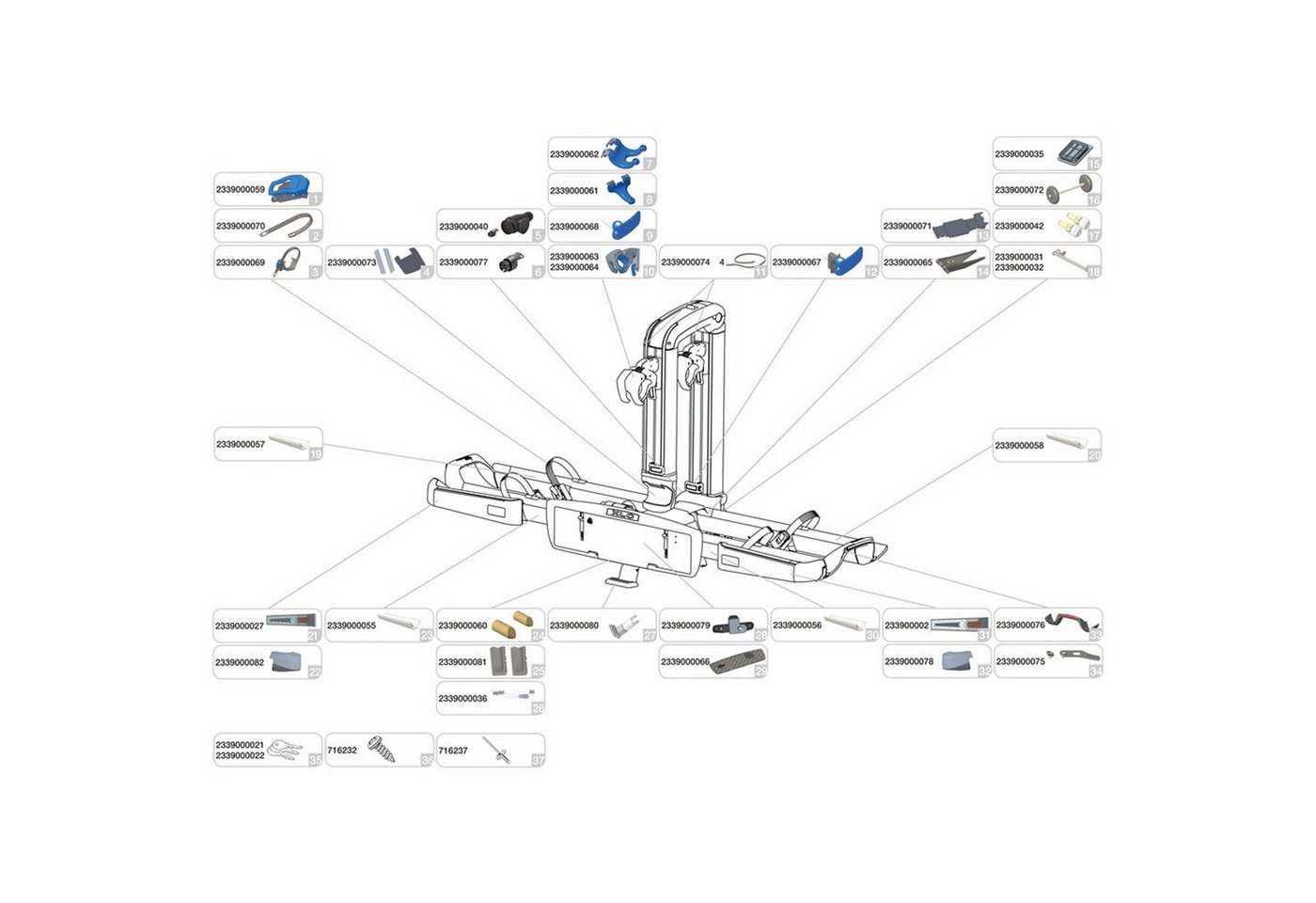XLC Fahrradträger-Erweiterung von XLC