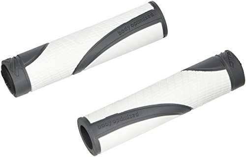 XLC Unisex – Erwachsene Griffe Sport BO GR-S18, Weiß, grau, lang von XLC