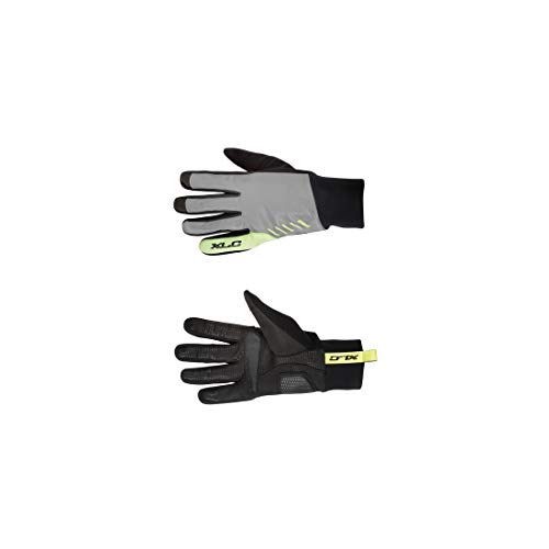 XLC Handschuhe-2500148013 Unisex Handschuhe, schwarz/Fluo gelb, XL von XLC