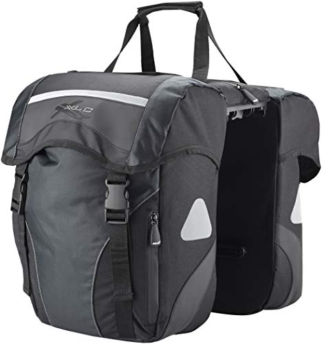 XLC Unisex – Erwachsene Gepäckträgertaschen, Schwarz, One Size von XLC