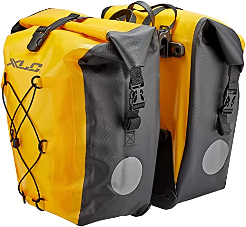 XLC Unisex – Erwachsene Einzeltaschenset wasserdicht Packtasche, gelb, 1size von XLC