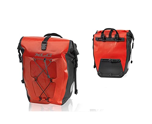 XLC Unisex – Erwachsene Einzeltaschenset wasserdicht Packtasche, rot, 1size von XLC