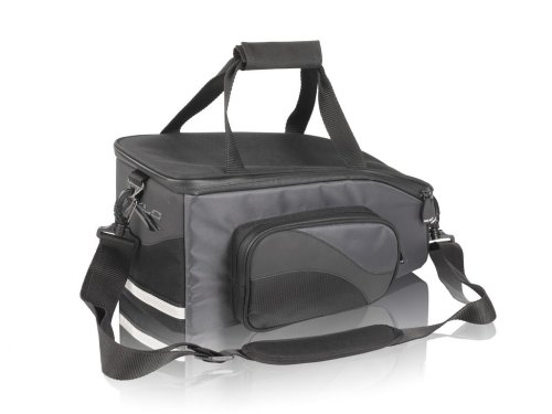 XLC 2501716600 Gepäckträgertasche, schwarz, 35 x 16 x 18cm von XLC