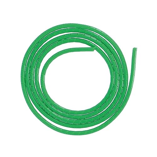 XLC Unisex – Erwachsene Spiralkabelhülle-2501154013 Spiralkabelhülle, Grün, 2000mm von XLC