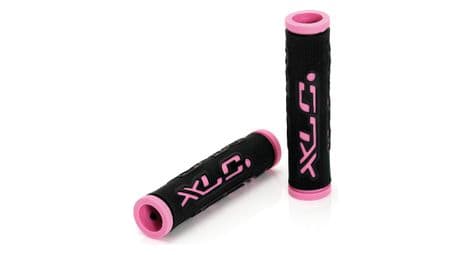 paar xlc gr g07 grips 125 mm schwarz pink von XLC