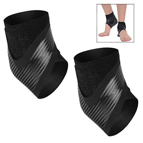 XLKJ 1 Paar Fußgelenk Bandage, verstellbare Sprunggelenkbandage Fußgelenkstütze Fußbandage Knöchel-Stützhülse Für Damen und Herren von XLKJ
