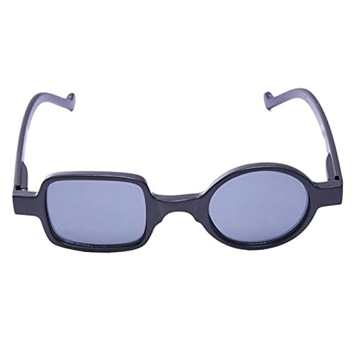 XMYNB Sonnenbrille Punk Asymmetrische Runde & Square Sonnenbrille Frauen & Männer Floral Sonnenbrille Uv Eyewear Brillen-Black von XMYNB