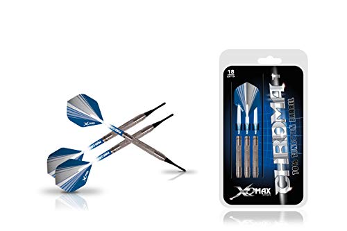 XQ Max Darts Chroma Dart-Set, Blau, 18 Gramm von XQ Max Darts