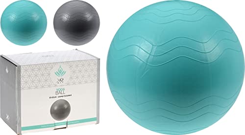 XQ Max Yogabal/Fitnessball - Inklusive Pumpe - 65 cm - Blau von XQ Max