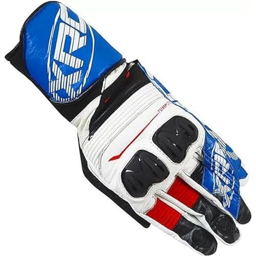 XRC Tump GT7 Motorrad Handschuhe Herren Weiß/Blau/Rot M von XRC